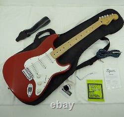 Guitare électrique Fender Squier Stratocaster Classic Vibe 50's Fiesta Red avec accessoires