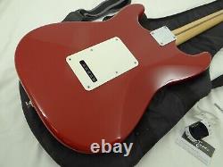 Guitare électrique Fender Squier Stratocaster Classic Vibe 50's Fiesta Red avec accessoires