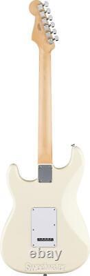 Guitare électrique Fender Standard Stratocaster Blanche Olympique