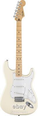 Guitare électrique Fender Standard Stratocaster Blanche Olympique