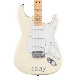 Guitare électrique Fender Standard Stratocaster Blanche Olympique