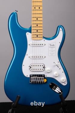 Guitare électrique Fender Standard Stratocaster HSS Aqua Marine Métallique