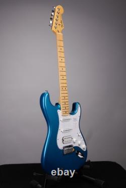 Guitare électrique Fender Standard Stratocaster HSS Aqua Marine Métallique
