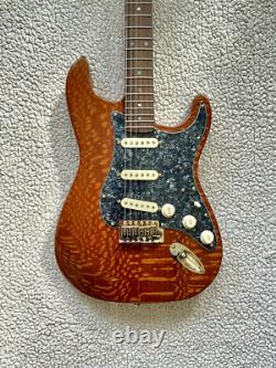 Guitare électrique Fender Style Leopardwood Stratocaster personnalisée LCG