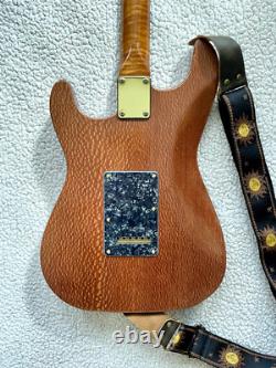 Guitare électrique Fender Style Leopardwood Stratocaster personnalisée LCG