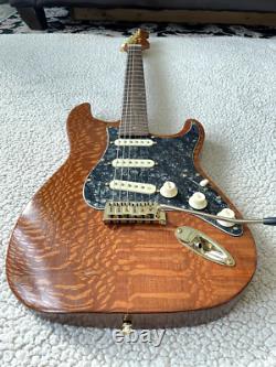 Guitare électrique Fender Style Leopardwood Stratocaster personnalisée LCG