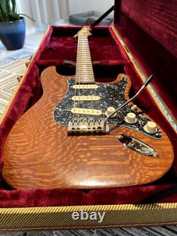 Guitare électrique Fender Style Leopardwood Stratocaster personnalisée LCG