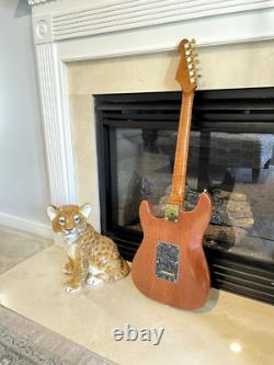 Guitare électrique Fender Style Leopardwood Stratocaster personnalisée LCG