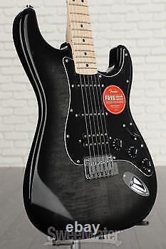 Guitare électrique Squier Affinity Series Stratocaster FMT HSS en Black Burst