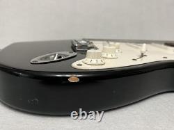 Guitare électrique Squier Affinity Stratocaster 6 cordes en peuplier noir taille réelle