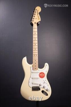 Guitare électrique Squier Affinity Stratocaster en érable blanche olympique