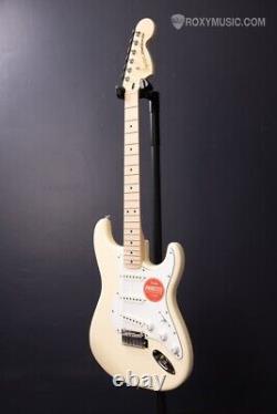 Guitare électrique Squier Affinity Stratocaster en érable blanche olympique