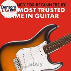 Guitare électrique Squier Debut Series Stratocaster, guitare pour débutants, avec garantie de 2 ans W