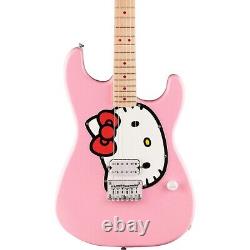 Guitare électrique Squier Hello Kitty Stratocaster rose