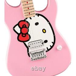 Guitare électrique Squier Hello Kitty Stratocaster rose