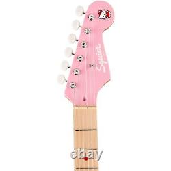 Guitare électrique Squier Hello Kitty Stratocaster rose