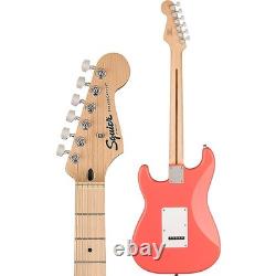 Guitare électrique Squier Sonic Stratocaster HSS avec touche en érable, Tahitian Coral