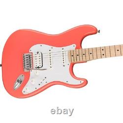 Guitare électrique Squier Sonic Stratocaster HSS avec touche en érable, Tahitian Coral