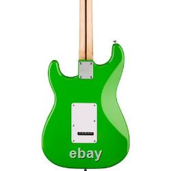 Guitare électrique Squier Sonic Stratocaster HSS avec touche en laurier, vert lime
