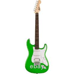 Guitare électrique Squier Sonic Stratocaster HSS avec touche en laurier, vert lime