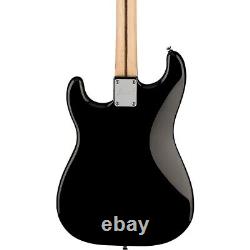 Guitare électrique Squier Sonic Stratocaster HT H avec touche en laurier, couleur noire