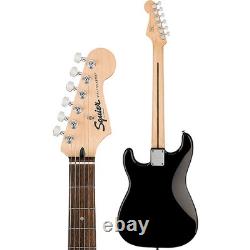 Guitare électrique Squier Sonic Stratocaster HT H avec touche en laurier noire