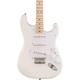 Guitare &eacute;lectrique Squier Sonic Stratocaster Ht Avec Touche En &eacute;rable, Blanc Arctique