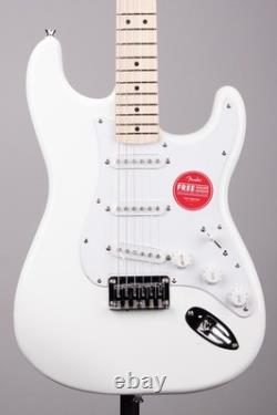 Guitare électrique Squier Sonic Stratocaster HT blanche arctique