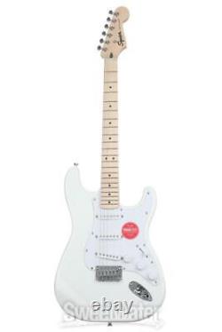 Guitare électrique Squier Sonic Stratocaster HT en blanc arctique