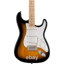 Guitare électrique Squier Sonic Stratocaster avec touche en érable, finition Sunburst 2 couleurs