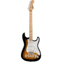 Guitare électrique Squier Sonic Stratocaster avec touche en érable, finition Sunburst 2 couleurs