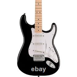 Guitare électrique Squier Sonic Stratocaster avec touche en érable, noire