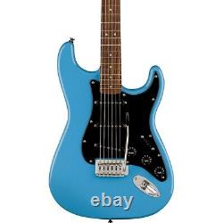 Guitare électrique Squier Sonic Stratocaster avec touche en laurier, couleur bleu Californie