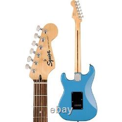 Guitare électrique Squier Sonic Stratocaster avec touche en laurier, couleur bleu Californie