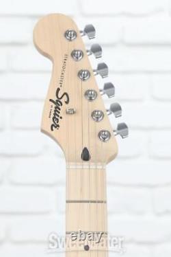 Guitare électrique Squier Sonic Stratocaster gaucher noire avec manche en érable