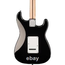 Guitare électrique Squier Sonic Stratocaster pour gaucher noire à 6 cordes avec vibrato