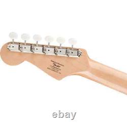 Guitare électrique Squier par Fender Limited Hello Kitty Stratocaster Rose avec étui