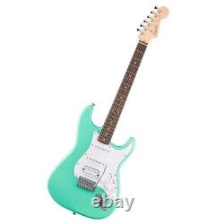 Guitare électrique Stratocaster HSS Squier Debut Series vert mousse de mer Fender