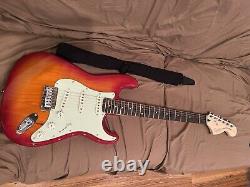 Guitare électrique Stratocaster avec étui rigide Gator