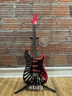 Guitare électrique inspirée de la Fender Stratocaster personnalisée imprimée en 3D