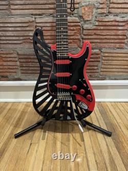 Guitare électrique inspirée de la Fender Stratocaster personnalisée imprimée en 3D