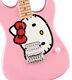 Guitare électrique Rose Squier Par Fender Limited Hello Kitty Stratocaster