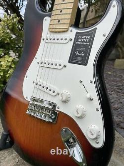 Joueur De Fender Stratocaster Guitare Électrique, Maple Fingerboard 3 Couleur Sunburst