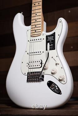 Joueur De Fender Stratocaster Hss, Maple Fb, Polar White