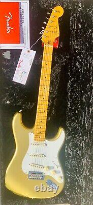 Lincoln Brewster Stratocaster Série Signature Fender Gold de l'artiste