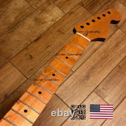 Manche Stratocaster en érable rôti finition satinée, compatible avec Warmoth et Fender 0SMP