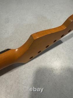 Manche Stratocaster relic aftermarket 100 % vernis nitrocellulosique et points en argile