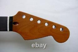 Manche de Stratocaster en palissandre foncé / torréfié / compatible avec Fender, Warmoth STRAT