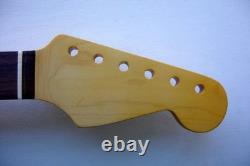 Manche de guitare Stratocaster/21 frettes JUMBO/palissandre/teinte A, compatible Fender, Warmoth STRAT