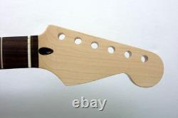 Manche de guitare Stratocaster/Naturel/43mm points MOP compatible avec Warmoth, Fender STRAT
